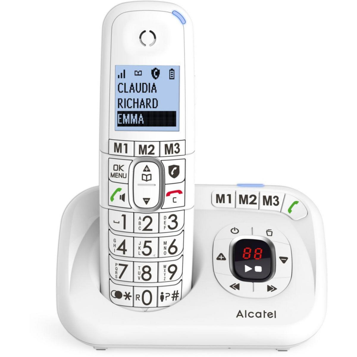Alcatel Téléphone sans fil XL785 Voice Blanc