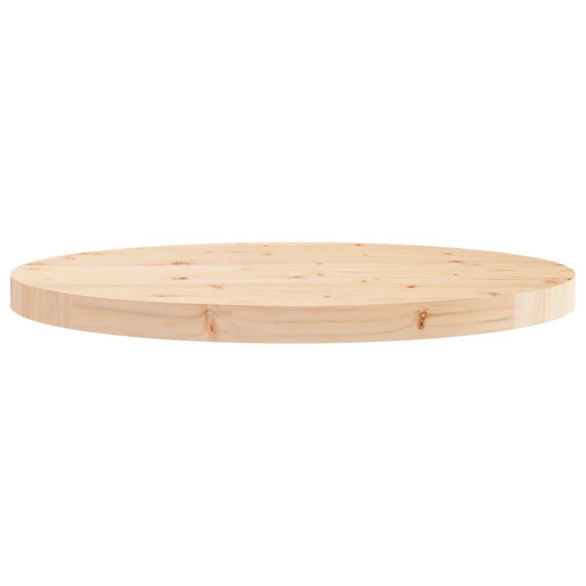 VIDAXL Dessus de table rond Ø60x3 cm bois de pin massif