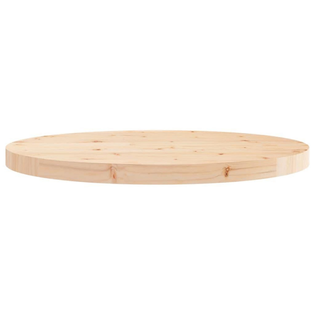 VIDAXL Dessus de table rond Ø60x3 cm bois de pin massif