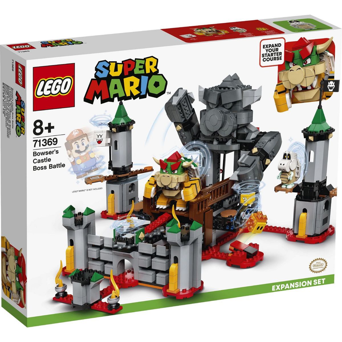 LEGO Super Mario 71369 Ensemble d'Extension La bataille du château de Bowser
