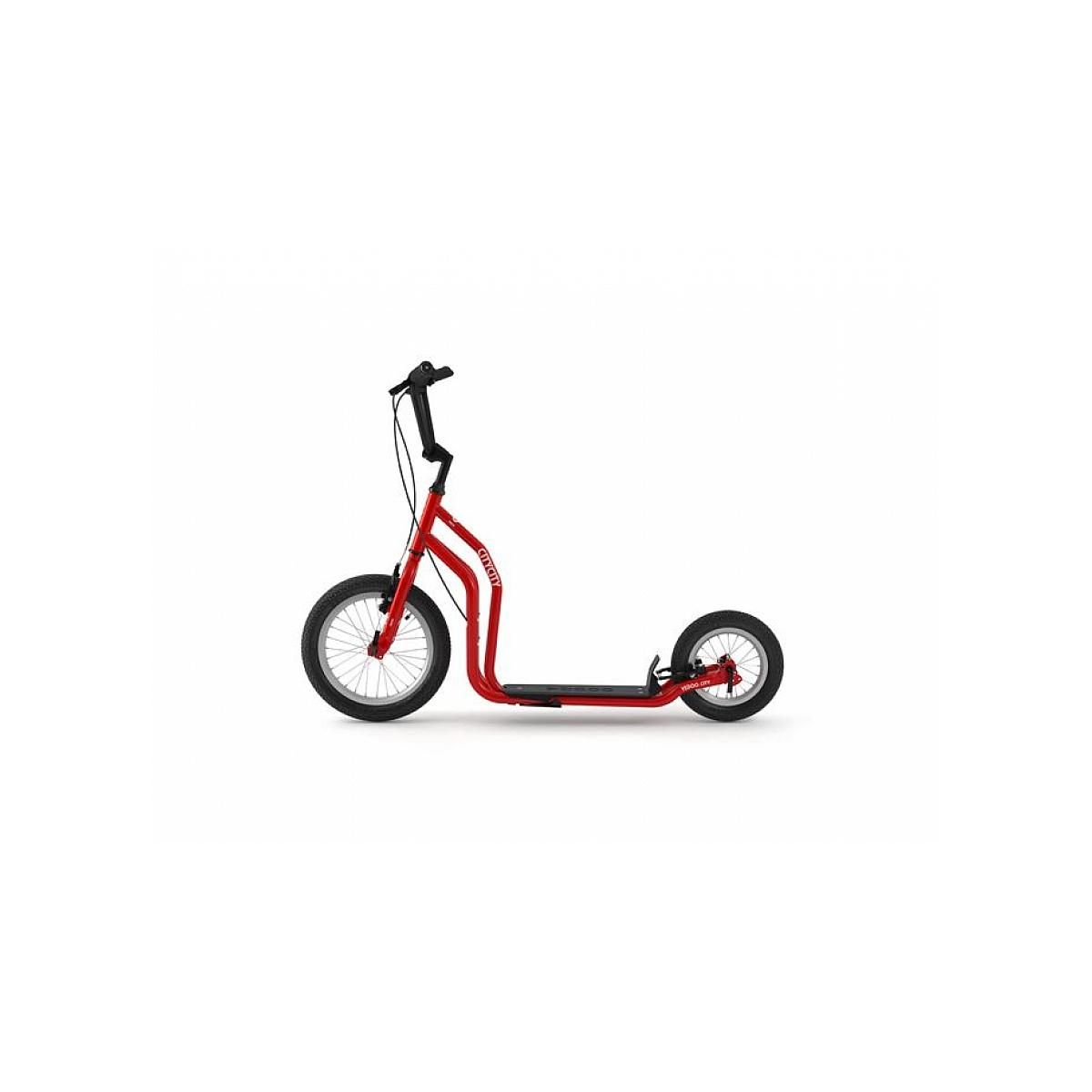 Yedoo Trottinette Yedoo City RunRun Rouge - Idéale pour Enfants et Adultes