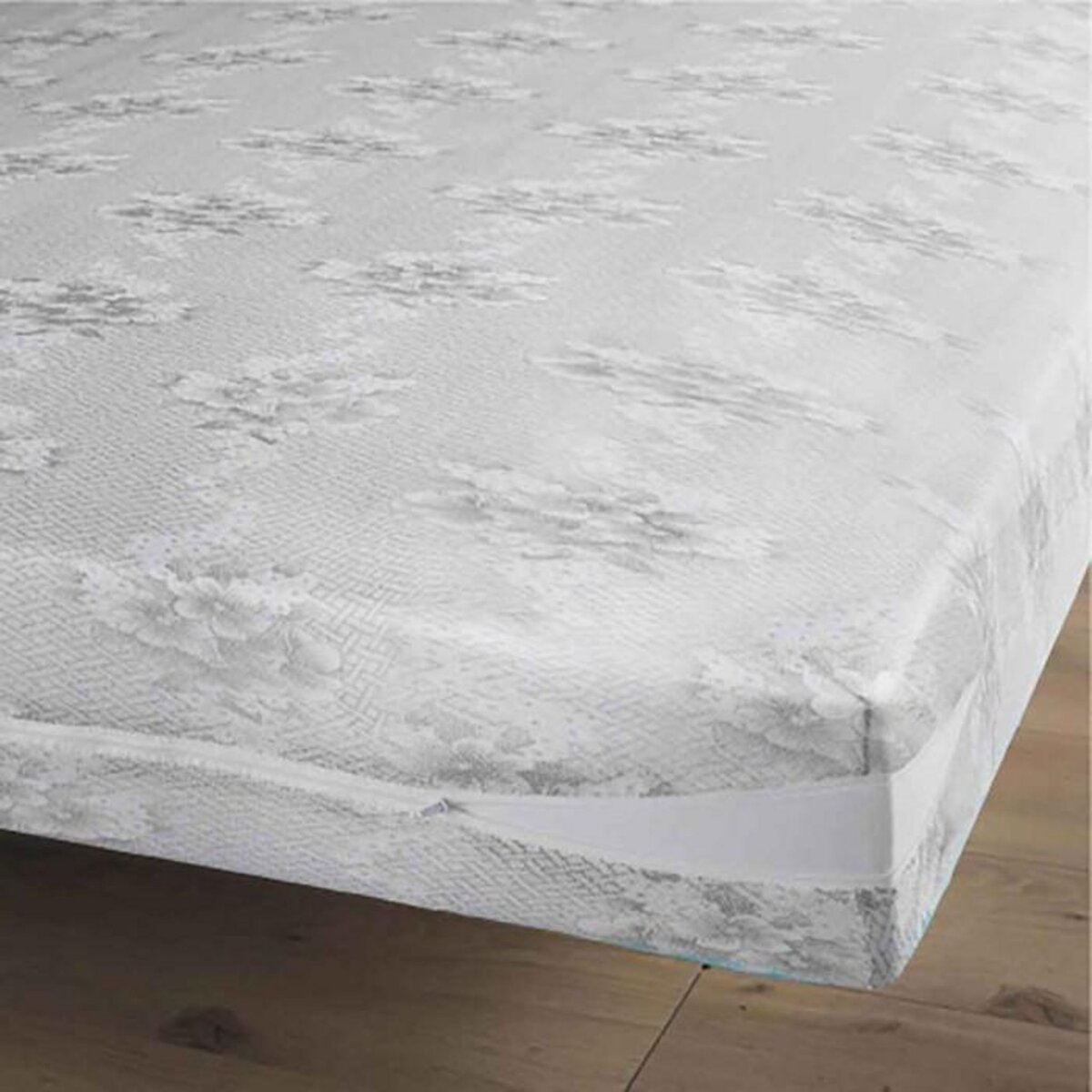 Paris Prix Housse Renove Matelas  Rena  90x190cm Gris