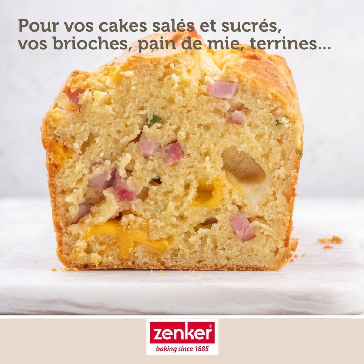 ZENKER Moule à cake 30 cm Zenker Silver