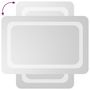 Voir la diapositive 4 : VIDAXL Miroir de salle de bain a LED 40x60 cm