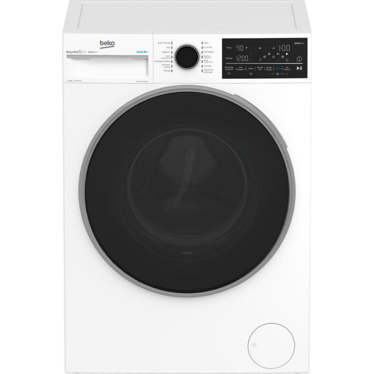 Beko Lave linge hublot B5WFT81243WDOS