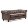 Voir la diapositive 2 : Paris Prix Canapé 2 Places  Chesterfield  158cm Marron Vintage