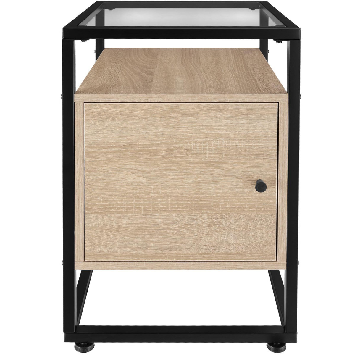 tectake Table de chevet Style industriel 40 x 43 x 605 cm