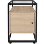 Voir la diapositive 2 : tectake Table de chevet Style industriel 40 x 43 x 605 cm