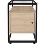 Voir la diapositive 2 : tectake Table de chevet Style industriel 40 x 43 x 605 cm