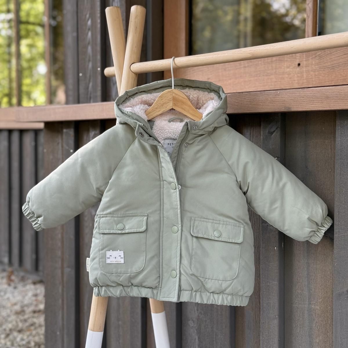 Petit Béguin Manteau enfant imperméable doublé sherpa Lison