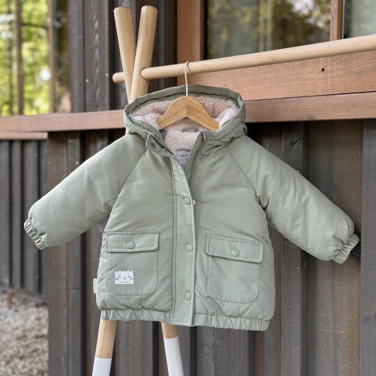 Petit Béguin Manteau enfant imperméable doublé sherpa Lison