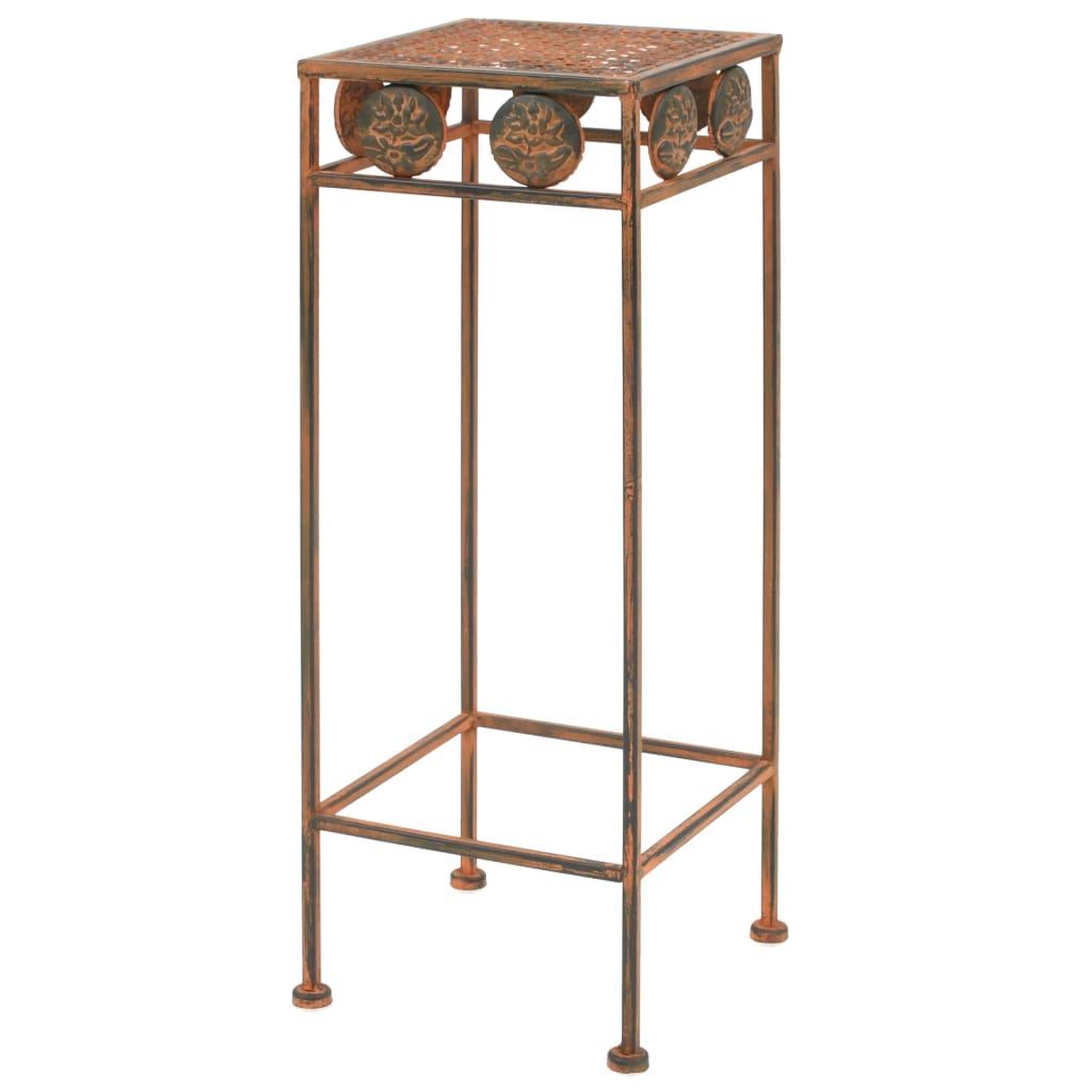 Voir la diapositive 2 : VIDAXL Set de supports de plantes 3 pcs style vintage metal rouille