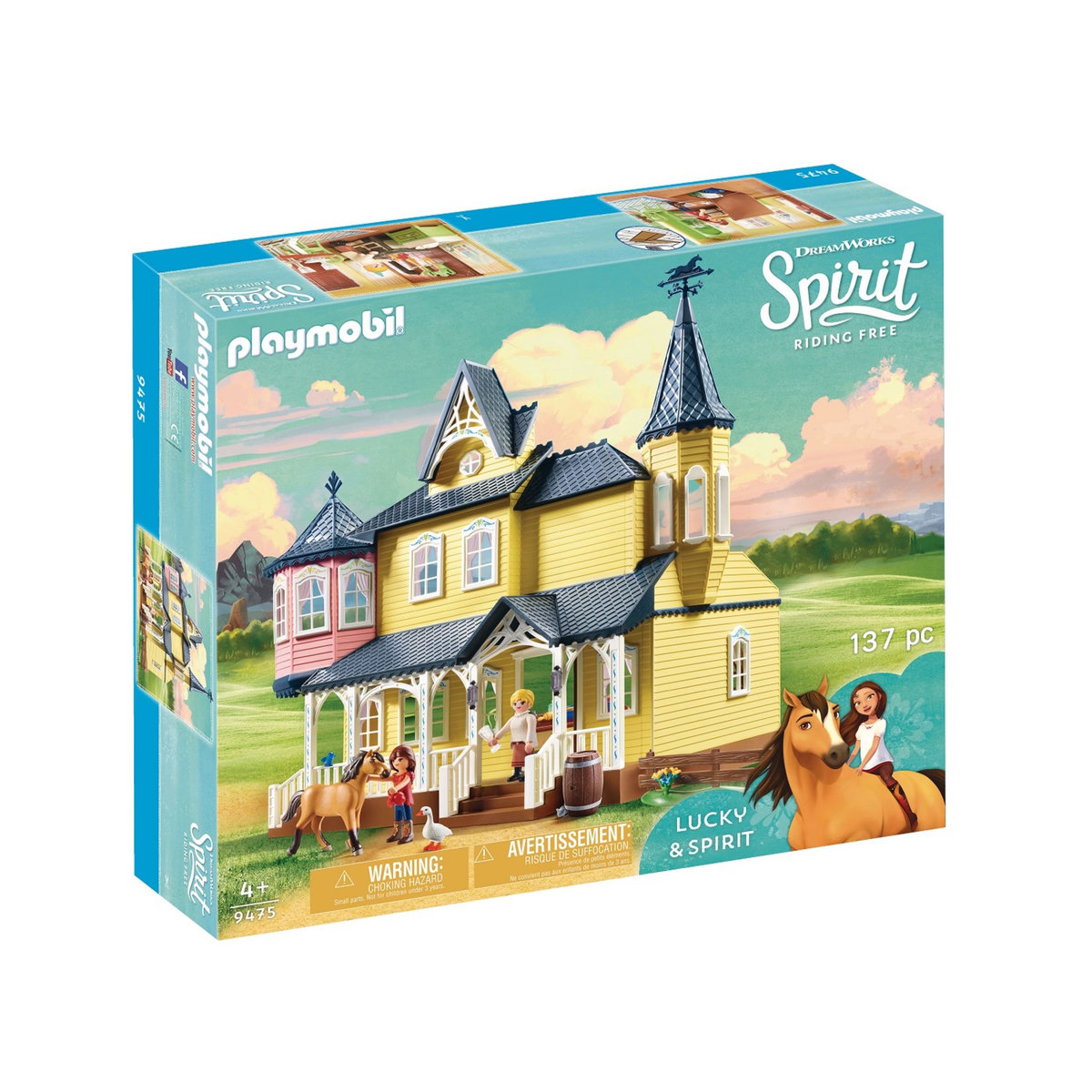PLAYMOBIL 9475 - Spirit - Maison de Lucky