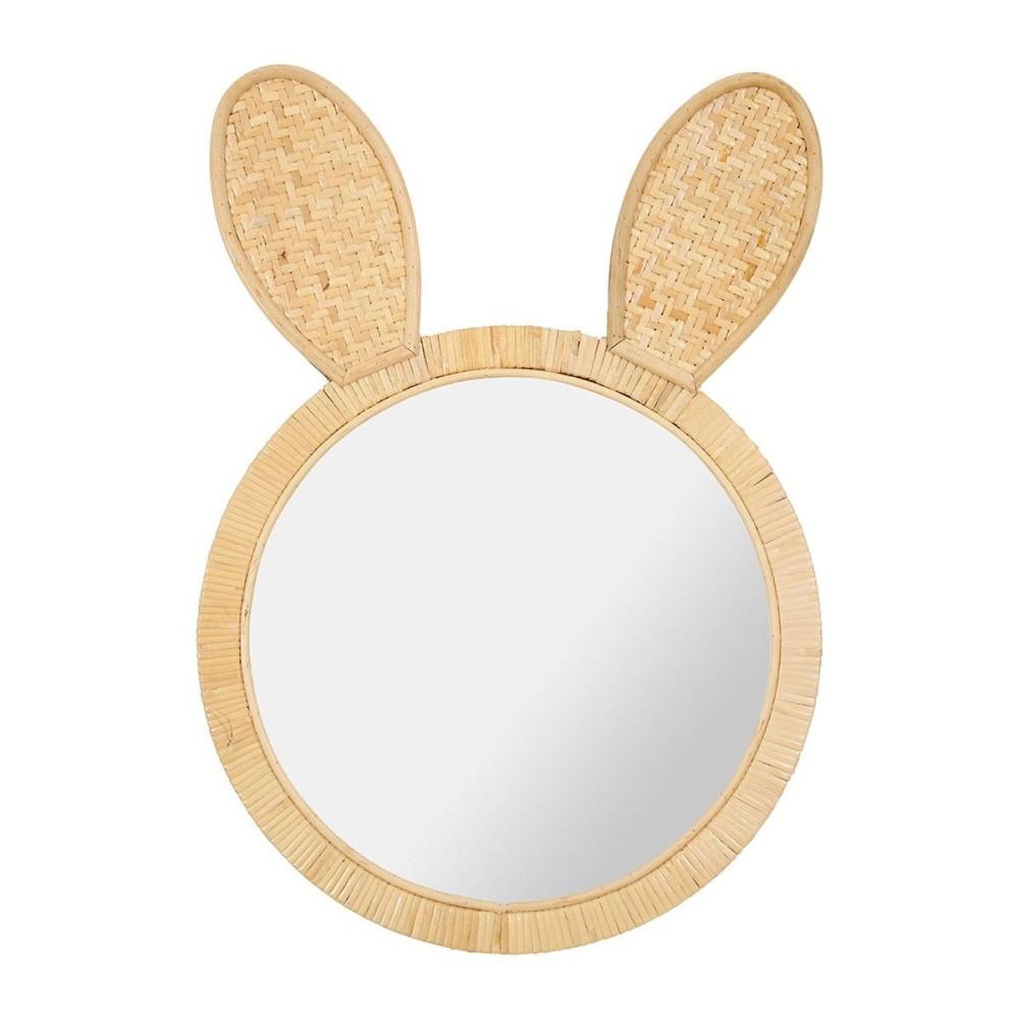 OSTARIA Miroir rotin lapin