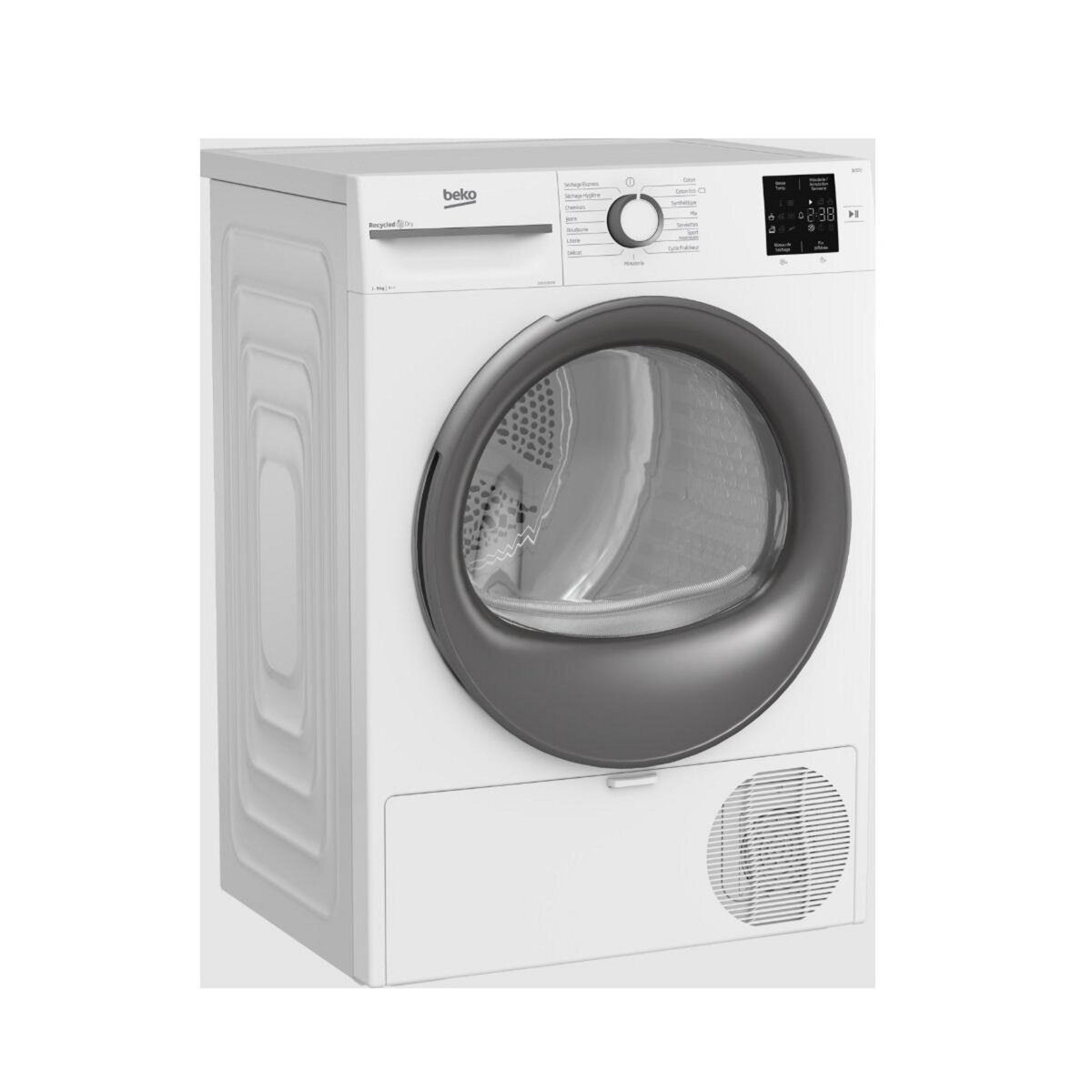 Beko Sèche-linge pompe à chaleur 60cm 9 kg - D3H19302W