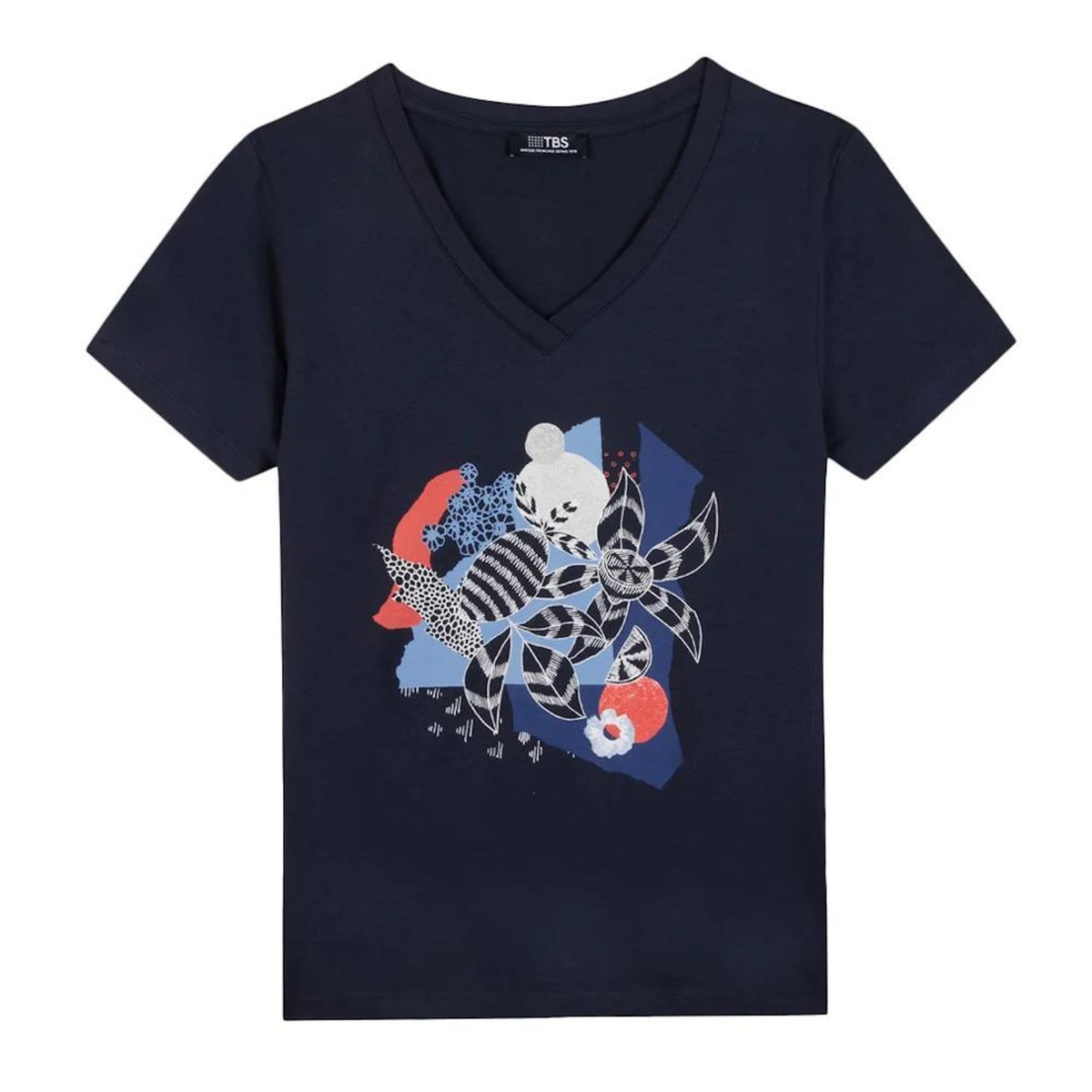 TBS T-shirt Marine Femme TBS LUGDITEE