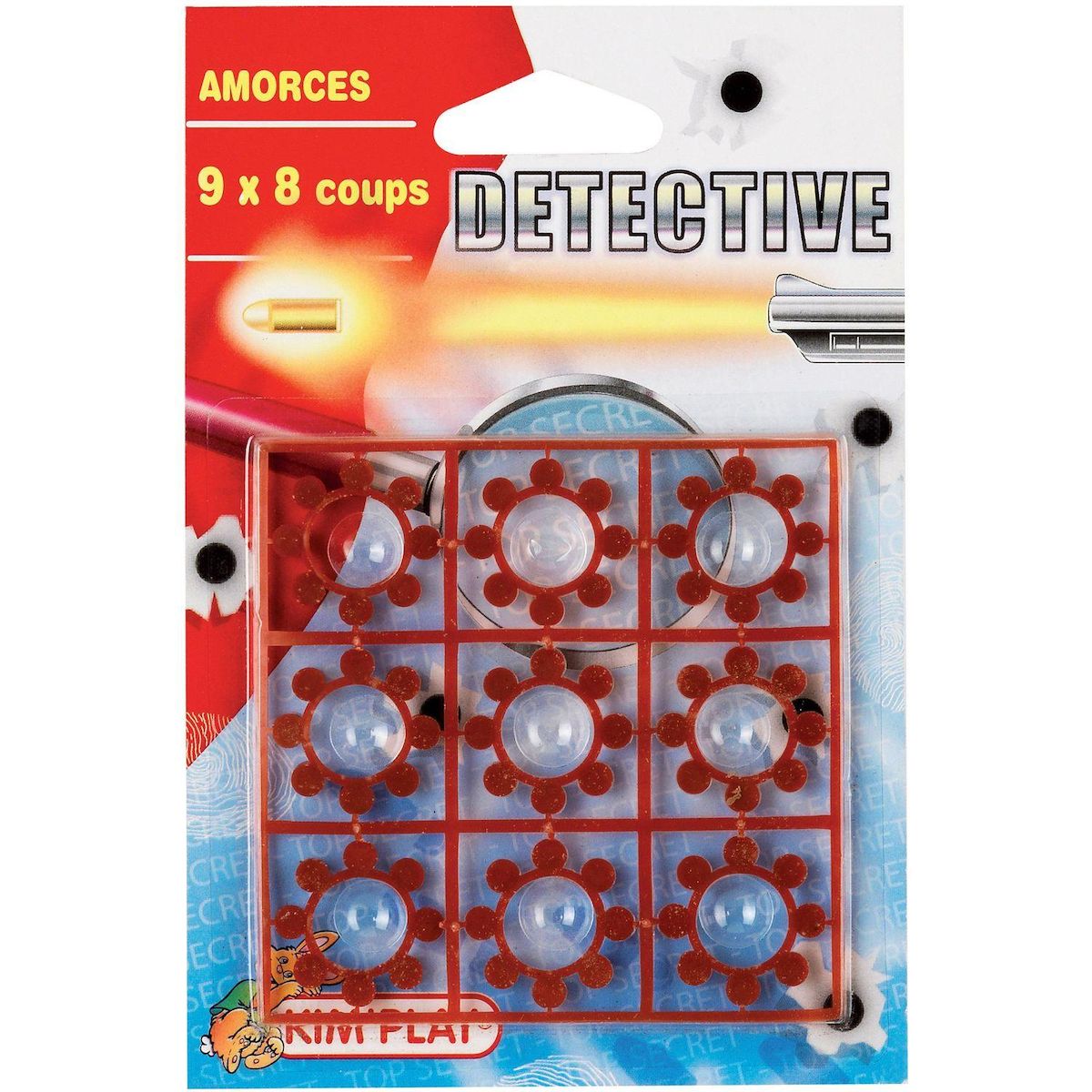 WDK Amorces 9 X 8 coups pour pistolet 