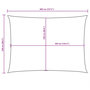 Voir la diapositive 6 : VIDAXL Voile de parasol tissu oxford rectangulaire 2,5x4 m beige
