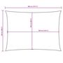 Voir la diapositive 6 : VIDAXL Voile de parasol tissu oxford rectangulaire 2,5x4 m beige