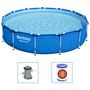 Voir la diapositive 2 : BESTWAY Bestway Piscine a cadre Steel Pro 396x84 cm