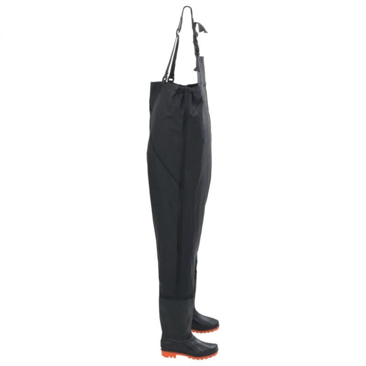 VIDAXL Cuissardes avec bottes noir taille 45