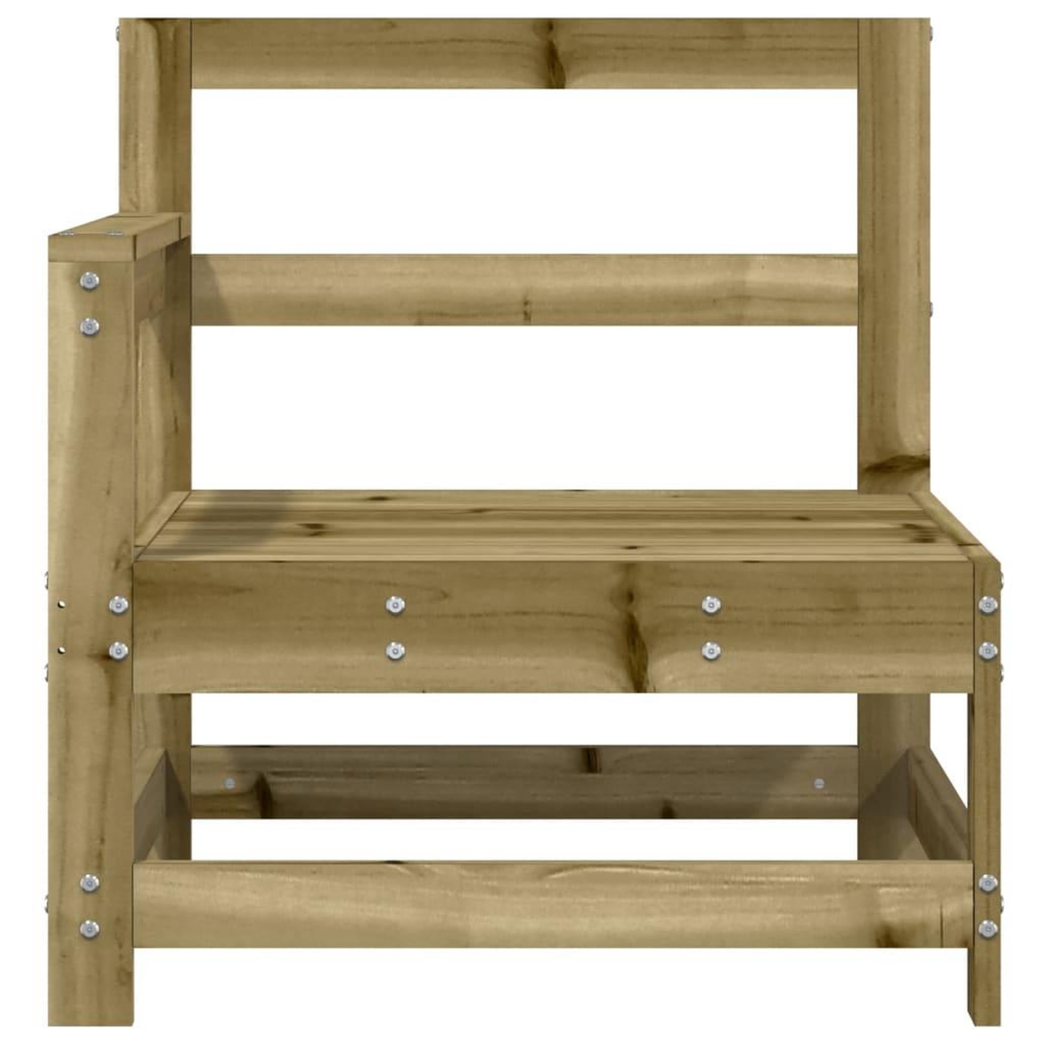 Voir la diapositive 4 : VIDAXL Canapes d'angle de jardin 2 pcs bois de pin impregne