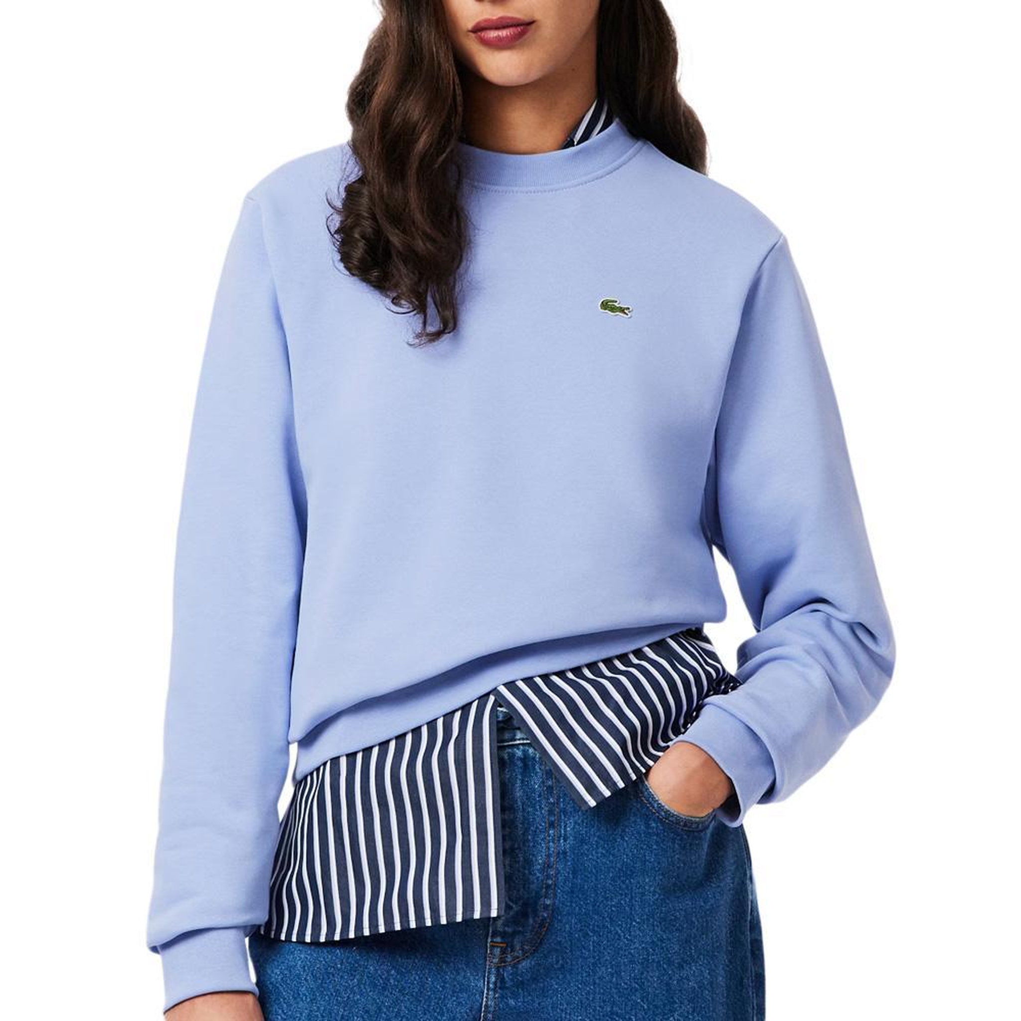 Lacoste Sweat Bleu Femme Lacoste SF5270. Coloris disponibles : Bleu