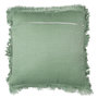 Voir la diapositive 2 : Paris Prix Coussin Déco Déhoussable  Gaufré  40x40cm Vert Sauge