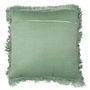 Voir la diapositive 2 : Paris Prix Coussin Déco Déhoussable  Gaufré  40x40cm Vert Sauge