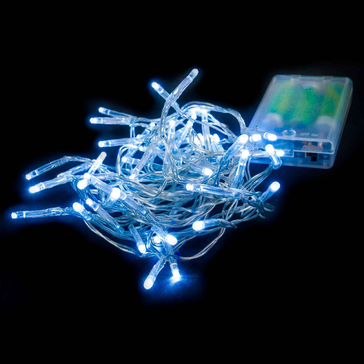 Koopman Guirlande de noel 50 led blanches 5mètre