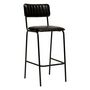 Voir la diapositive 2 : ATMOSPHERA Lot de 2 Chaises de Bar Design  Dario  103cm Noir