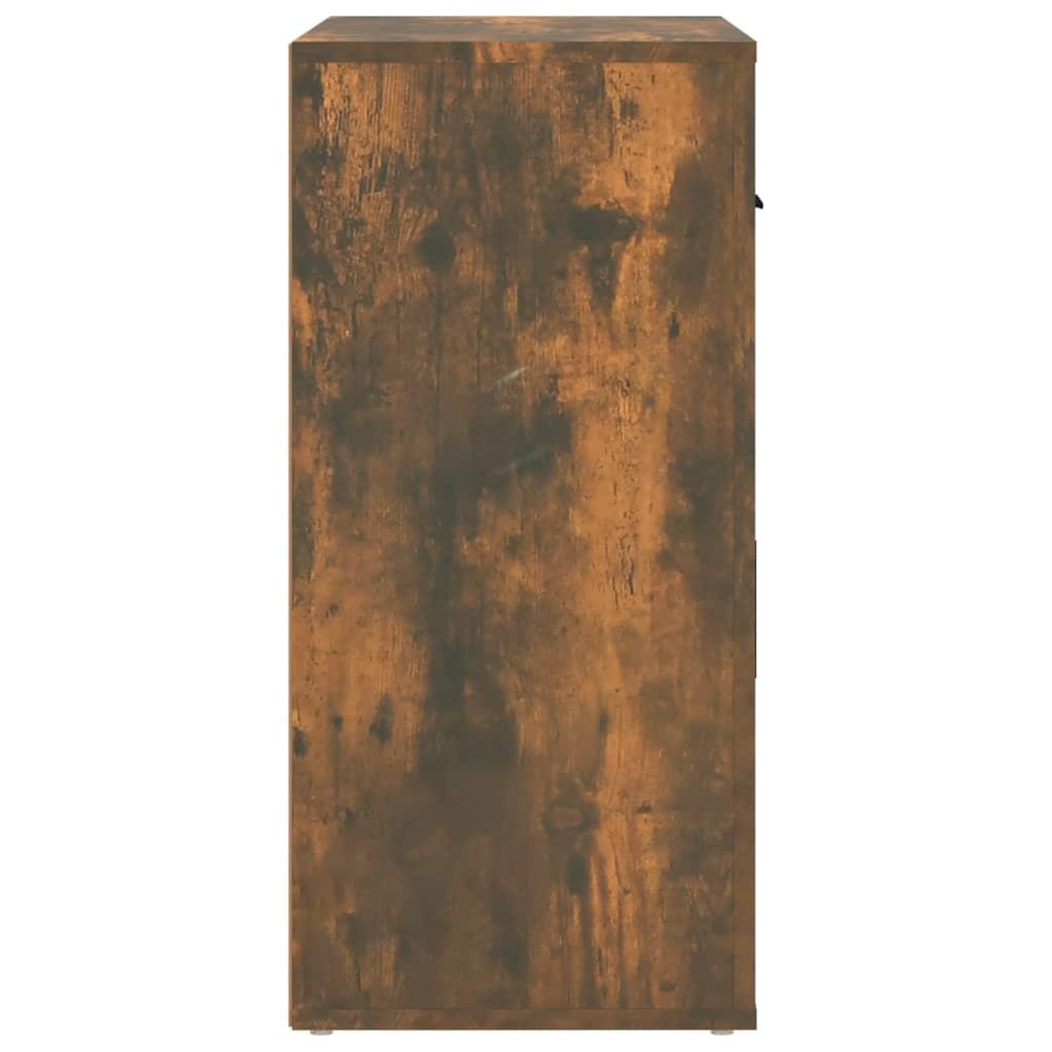 Voir la diapositive 5 : VIDAXL Buffet Chene fume 80x33x70 cm Bois d'ingenierie
