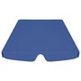 VIDAXL Toit de rechange de balançoire bleu 188/168x145/110 cm
