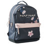 Voir la diapositive 2 : Naf Naf Sac à dos 2 compartiments bleu motif fleurs 