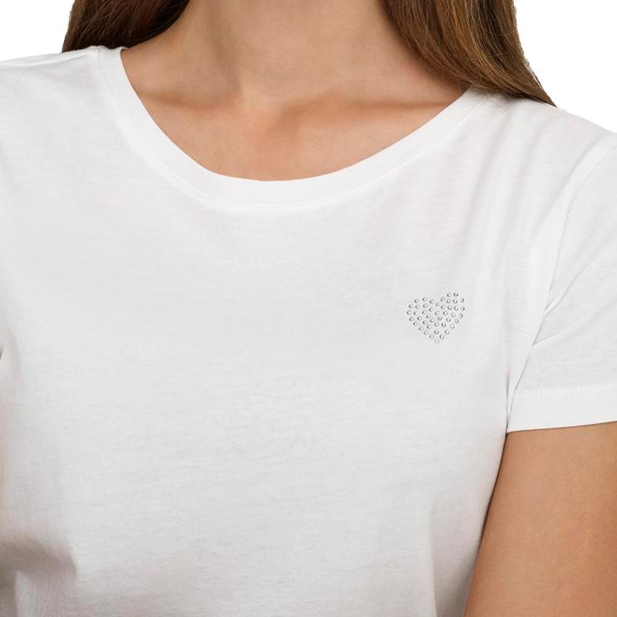 Voir la diapositive 5 : JACQUELINE DE YONG T-Shirt Blanc JDY Femme Jdy Detail