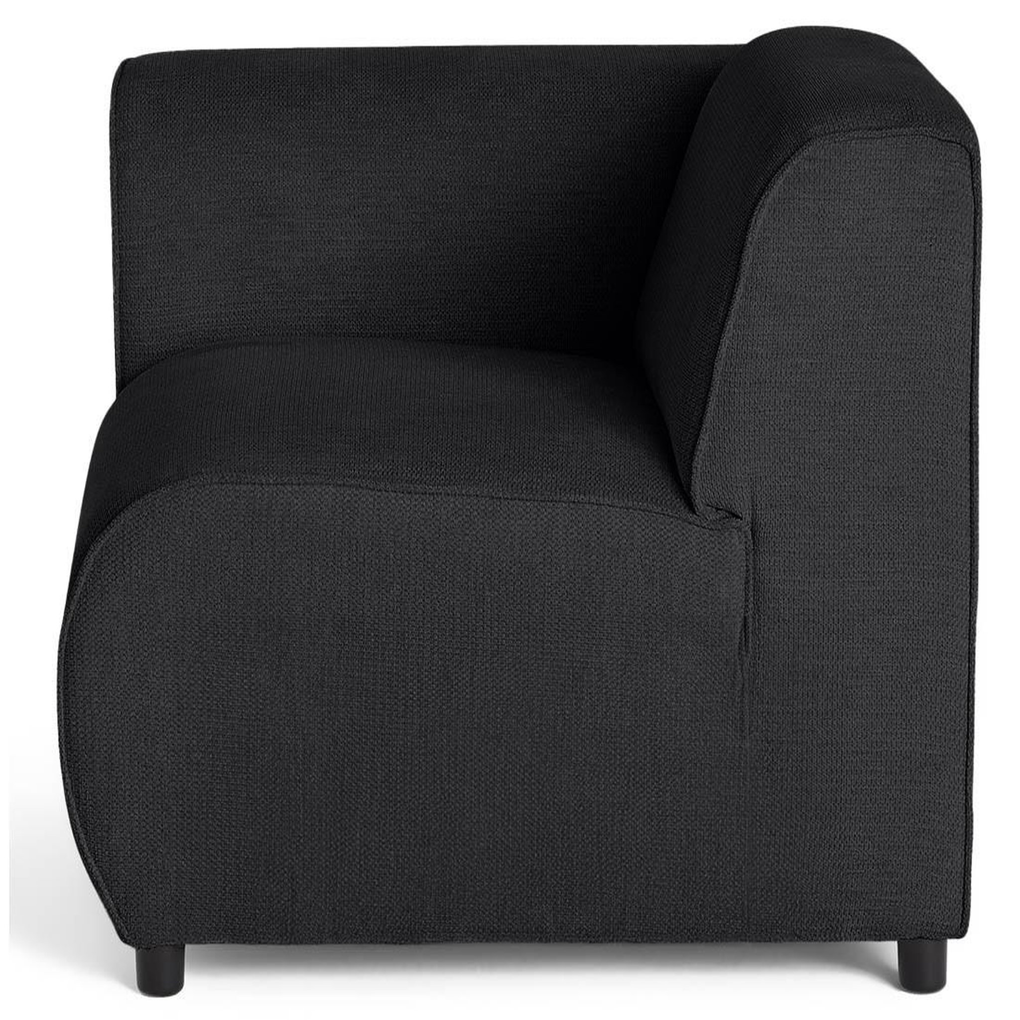 Voir la diapositive 6 : LISA DESIGN Suaro - module d'assise d'angle gauche en tissu texturé