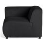 Voir la diapositive 6 : LISA DESIGN Suaro - module d'assise d'angle gauche en tissu texturé