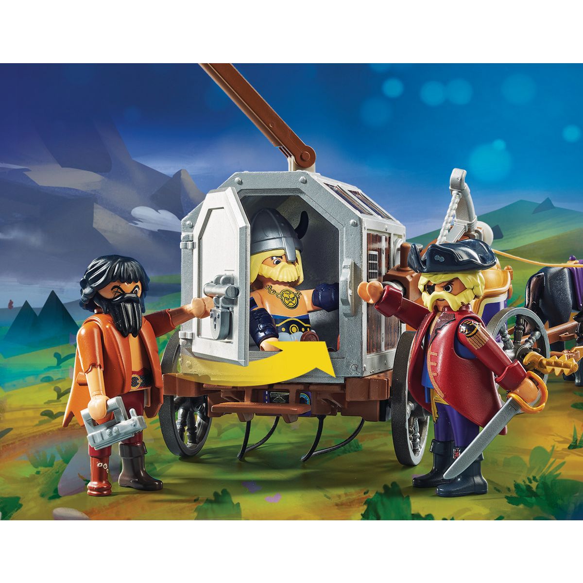 PLAYMOBIL 70073 - The Movie - Charlie avec convoi de prison