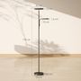 Voir la diapositive 3 : HOMCOM Lampadaire LED 42W dimmable 2700K-6500K 4 couleurs variation continue 4 modes scène télécommande noir