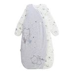 Petit Béguin Gigoteuse d'hiver en velours avec manches amovibles Chatmallow. Coloris disponibles : Gris