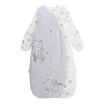 Petit Béguin Gigoteuse d'hiver en velours avec manches amovibles Chatmallow. Coloris disponibles : Gris