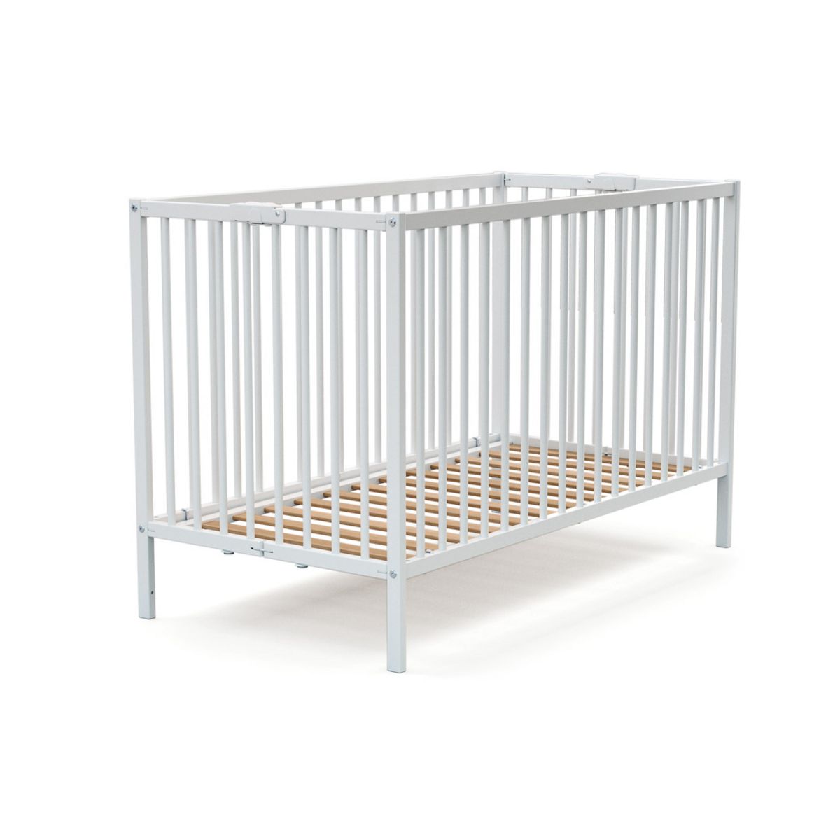 AT4 Lit en bois pliant à barreaux Webaby