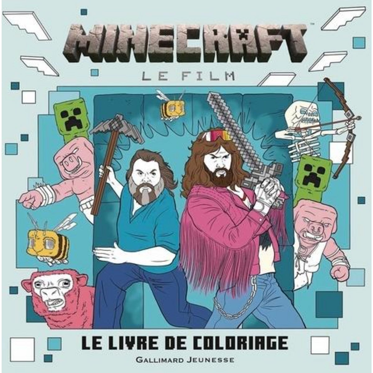 MINECRAFT, LE FILM. LE LIVRE DE COLORIAGE OFFICIEL, Gallimard Jeunesse