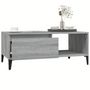 Voir la diapositive 4 : VIDAXL Table basse Sonoma gris 90x50x36,5 cm Bois d'ingenierie
