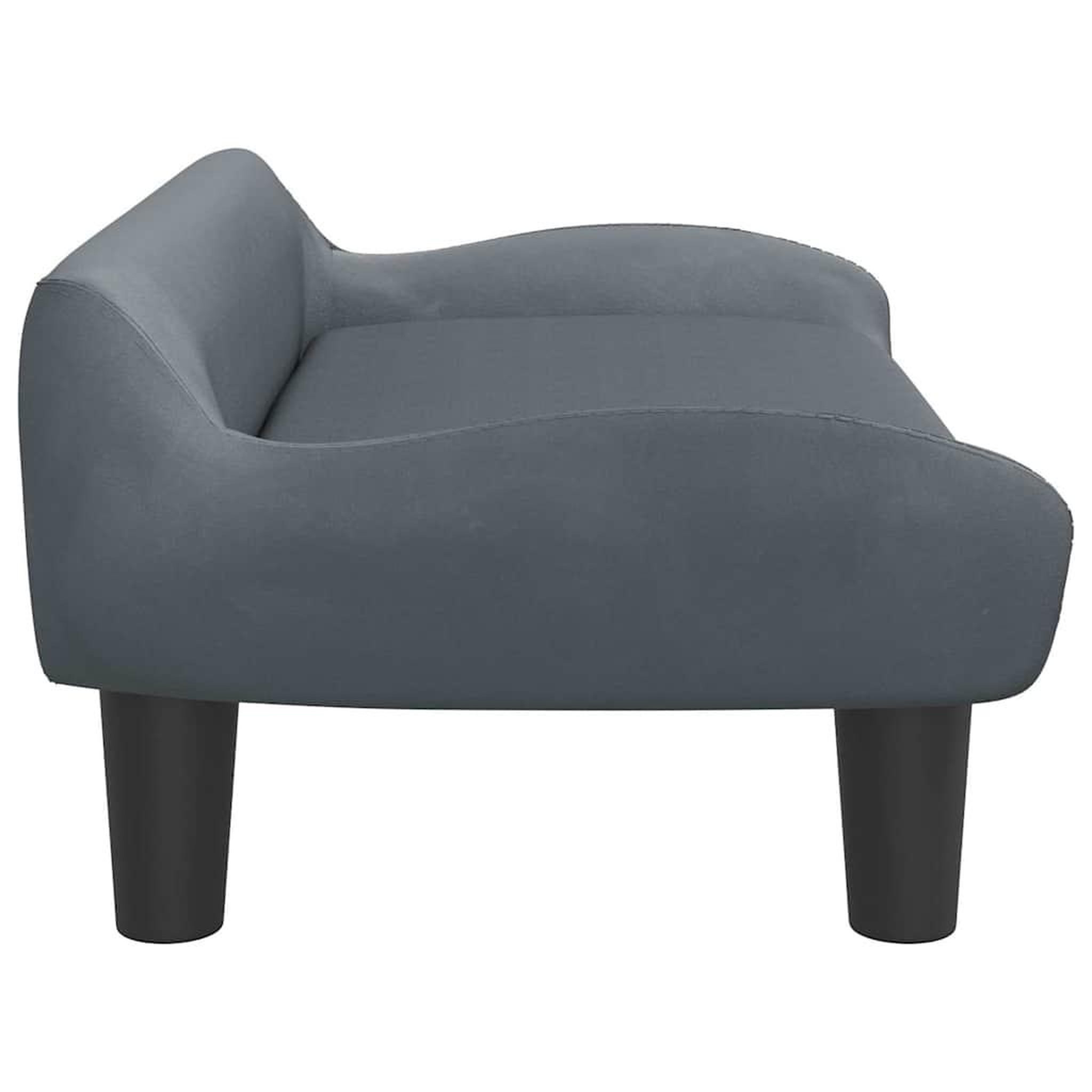 Voir la diapositive 4 : VIDAXL Lit pour chien gris fonce 70x40x24 cm velours
