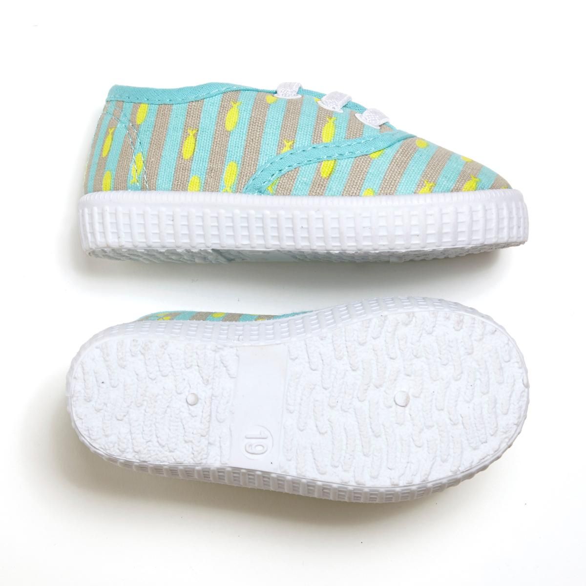 IN EXTENSO Baskets en toile bébé