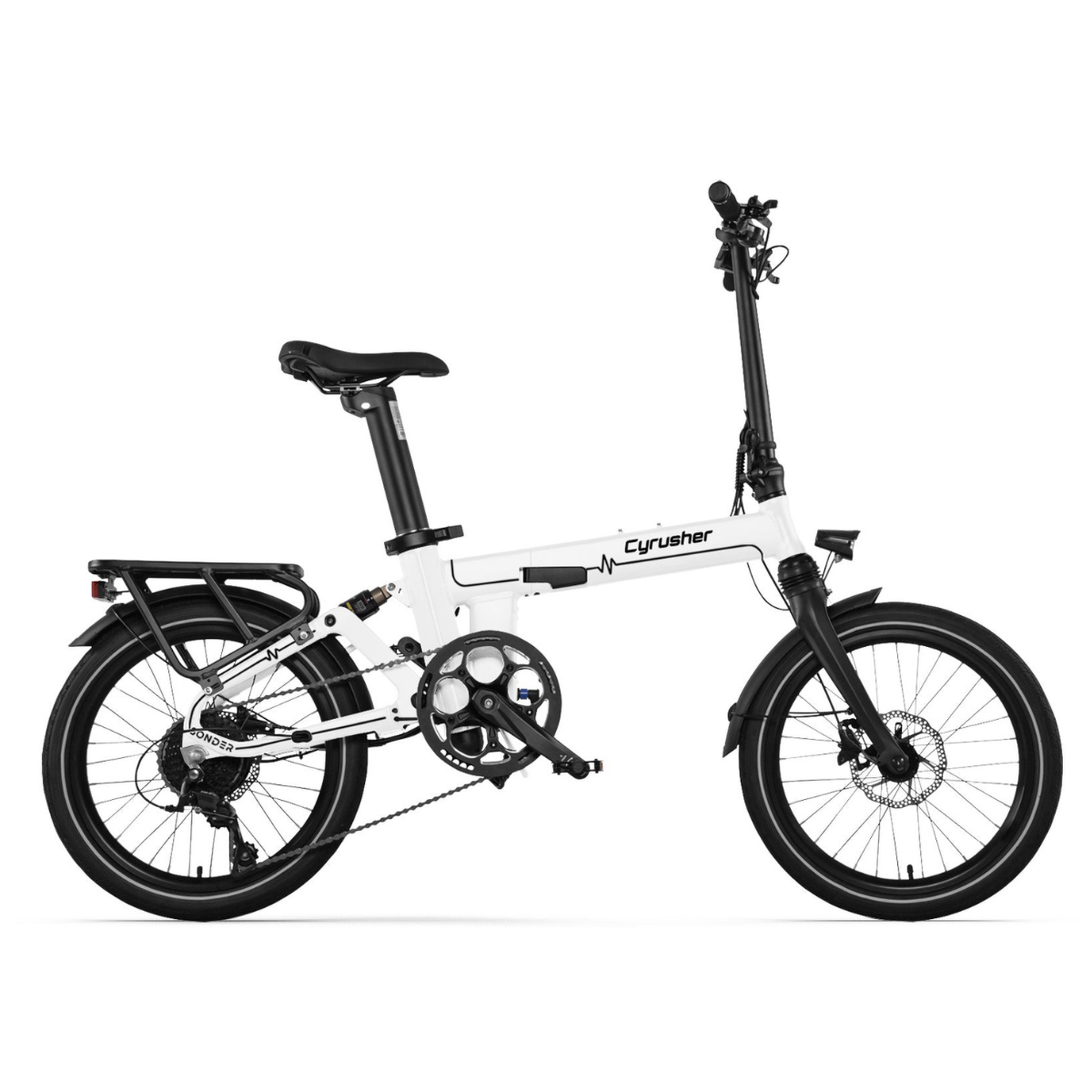 Voir la diapositive 1 : CYRUSHER Vélo électrique pliable Cyrusher Sonder