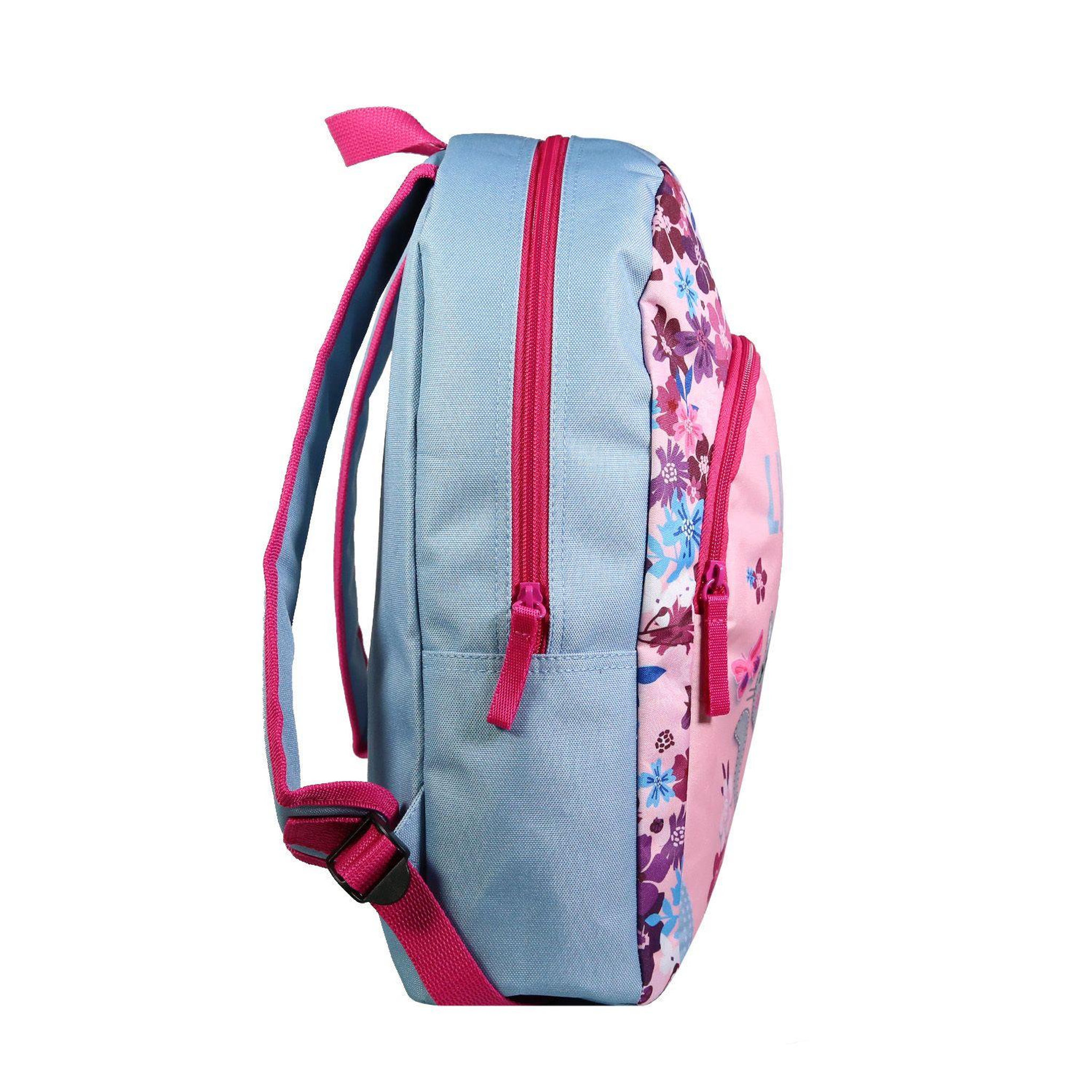 Voir la diapositive 3 : Bagtrotter BAGTROTTER Sac à dos 37 cm avec poche Lili Lou Rose