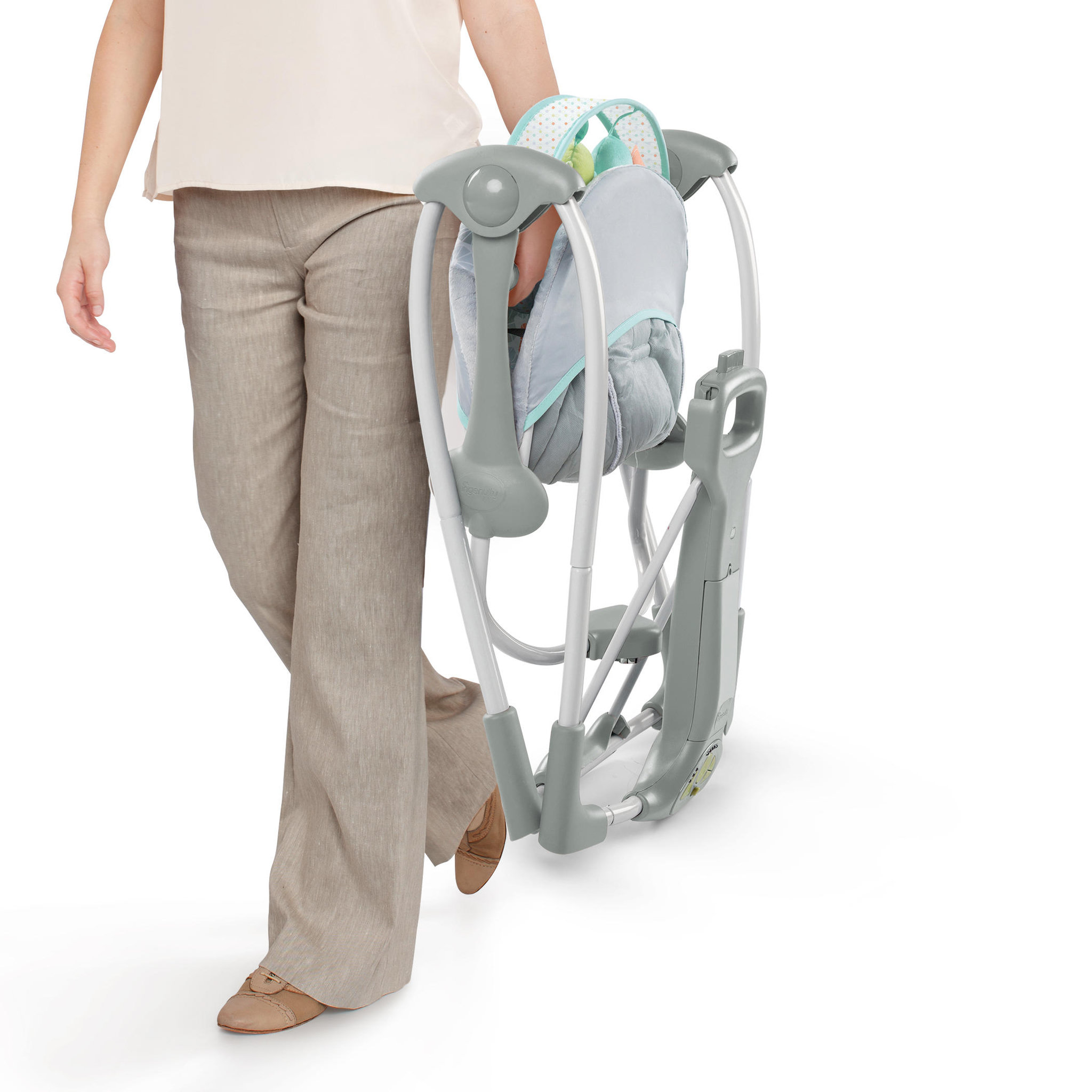 Voir la diapositive 5 : Ingenuity Balancelle Compacte Hugs & Hoots