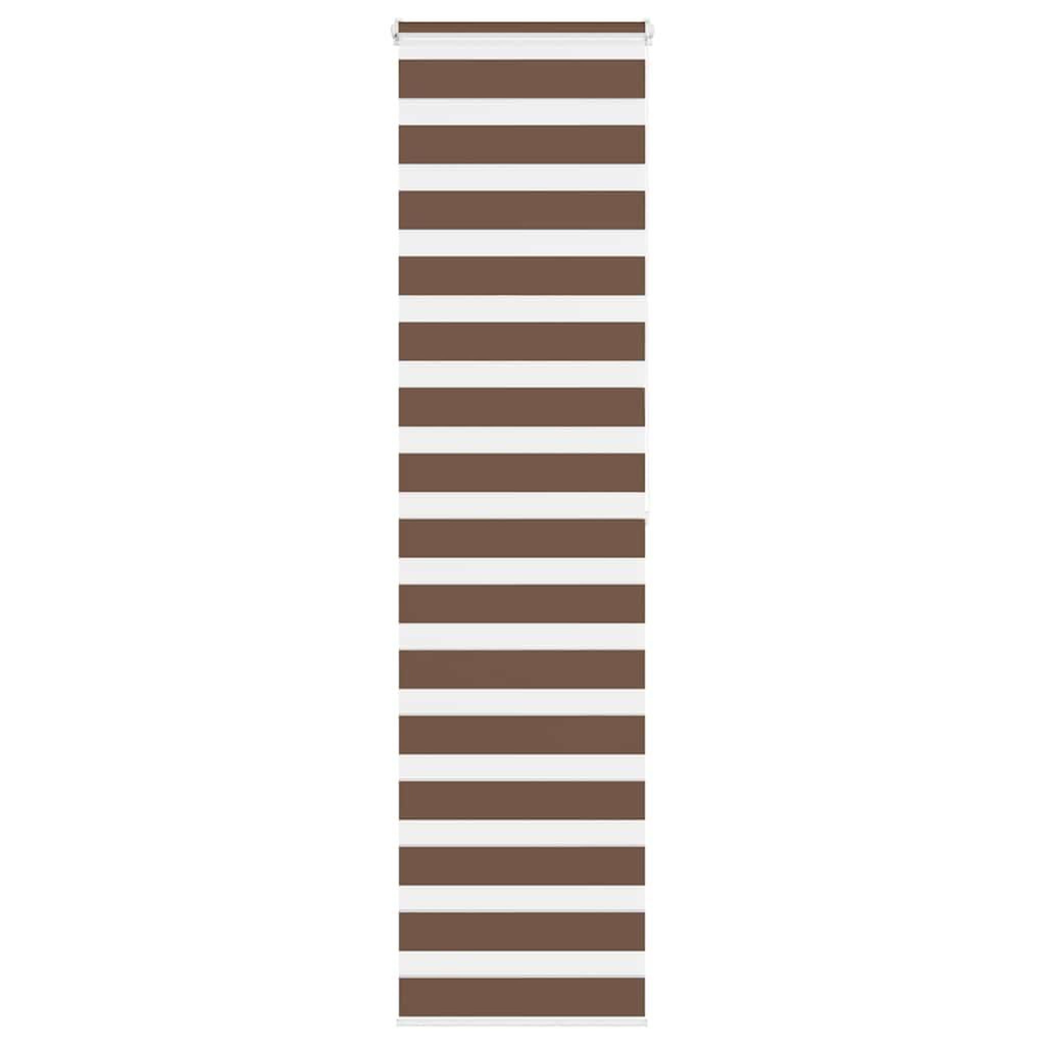 VIDAXL Store zebre marron 60x200 cm largeur du tissu 55,9 cm polyester